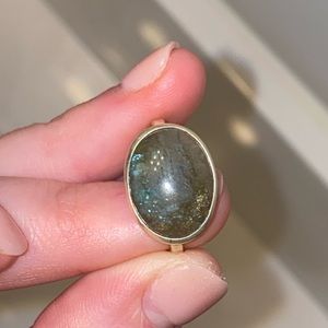 Melissa Joy Manning Sterling Silver Labradorite Ri